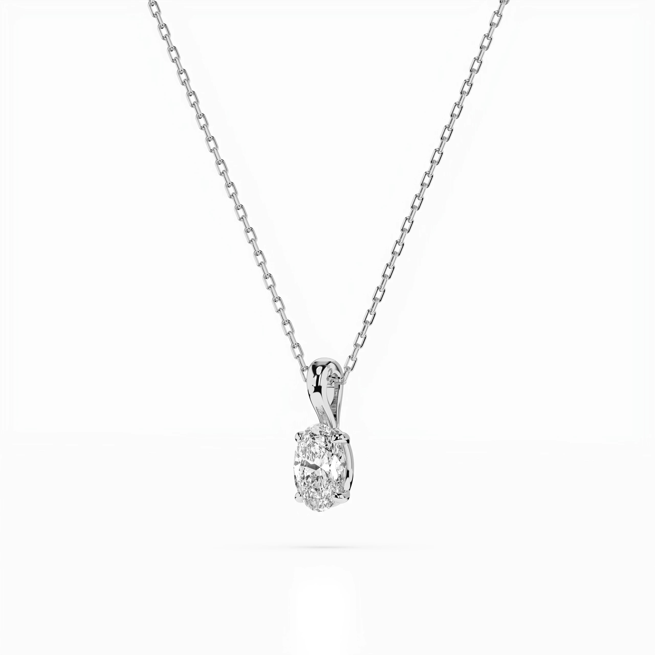 Colier solitaire – 104-10069(0.30)OV – imaginea 2