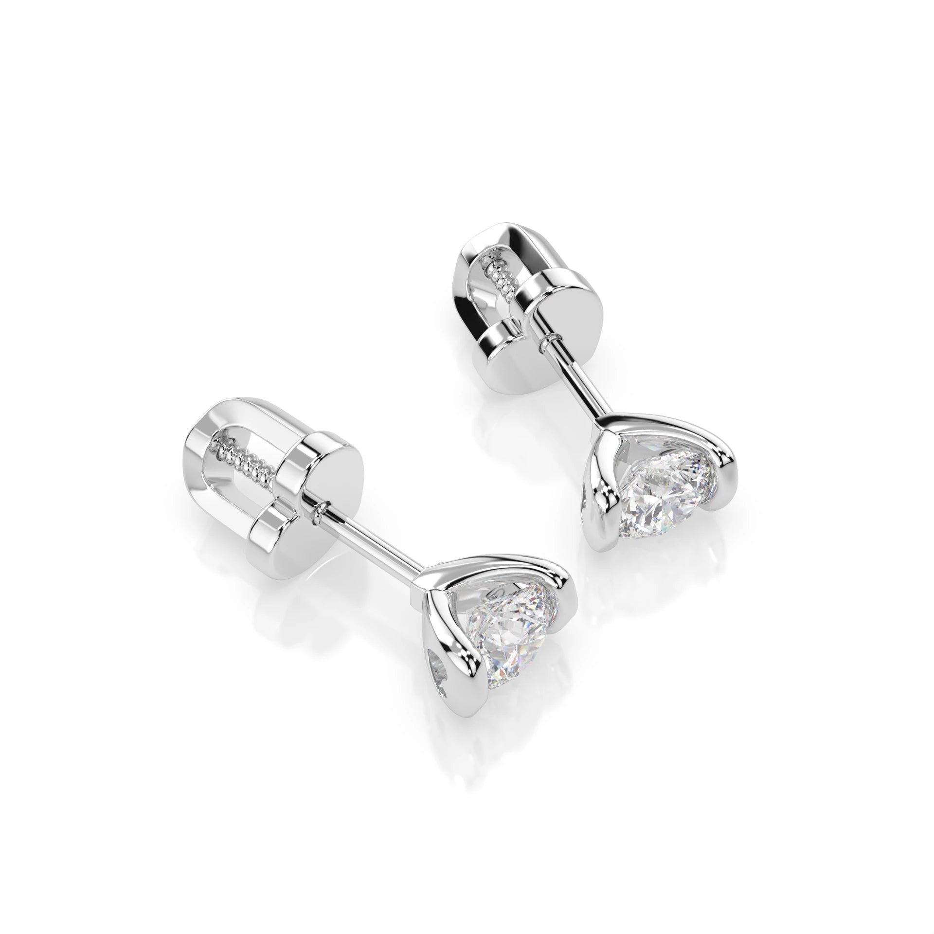 Cercei solitaire Fluture – 102-10016(4.2) – imaginea 3