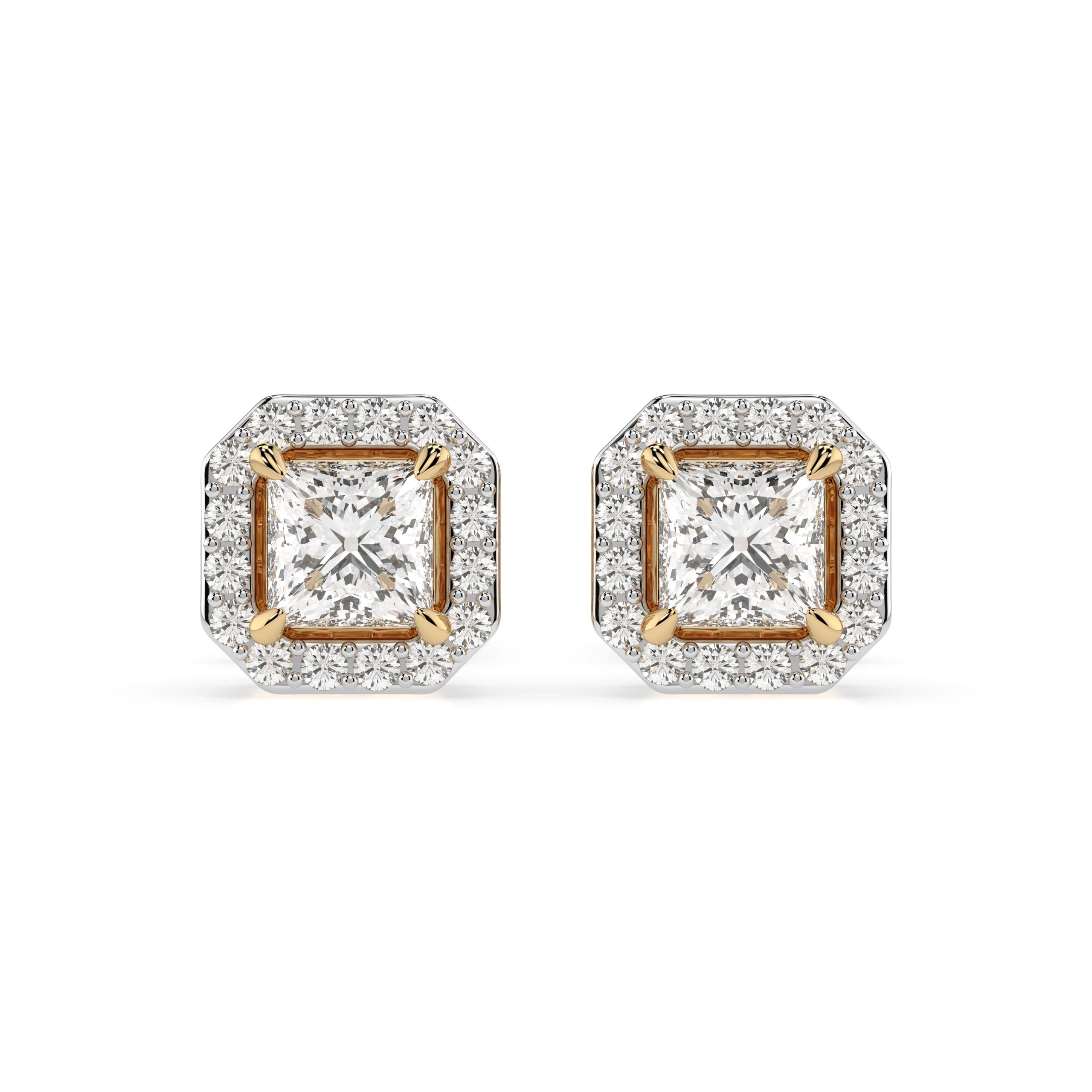 Cercei solitaire Eternitate – 102-10115(3.0)PR – imaginea 4
