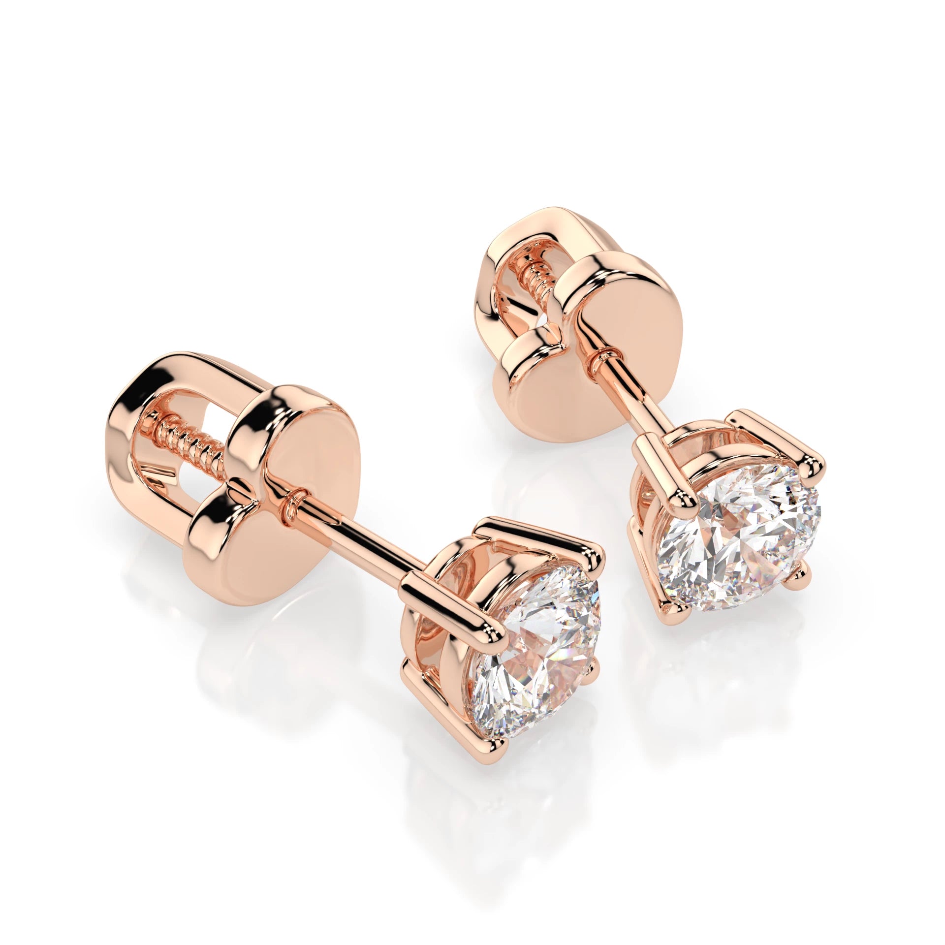Cercei solitaire Fluture – 102-10012/1(4.2) – imaginea 9