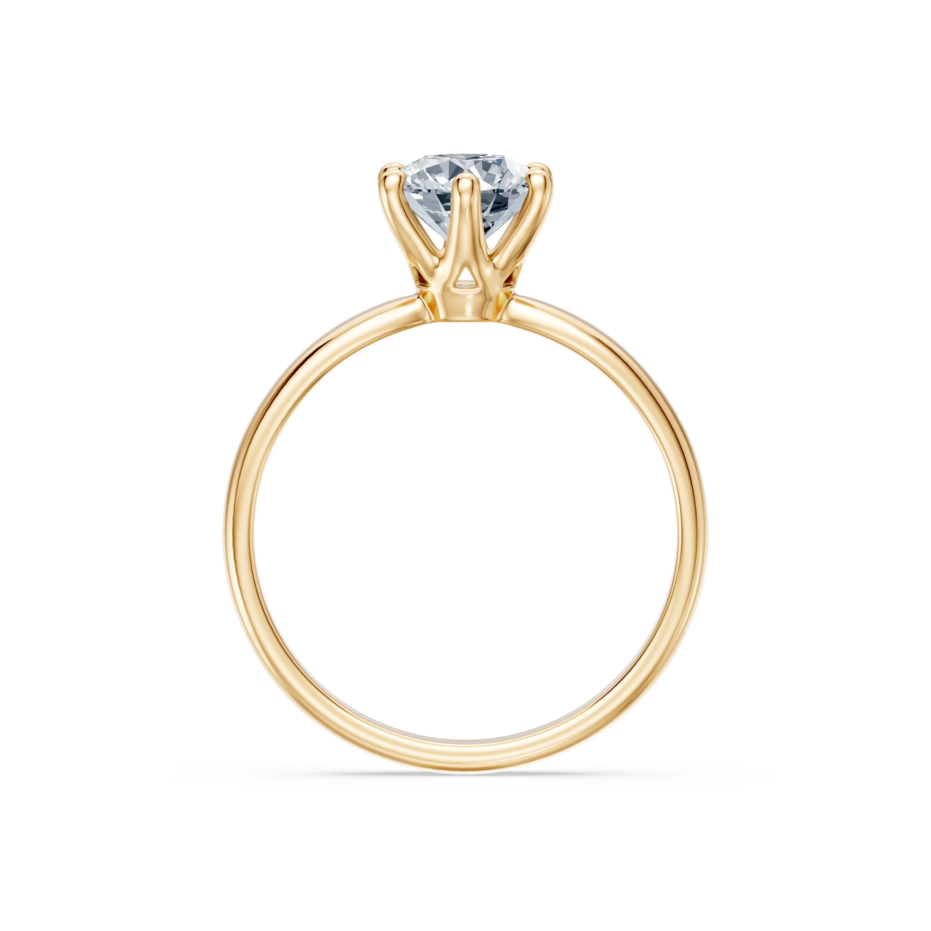 Inel solitaire – 101-10040(6.5) – imaginea 5