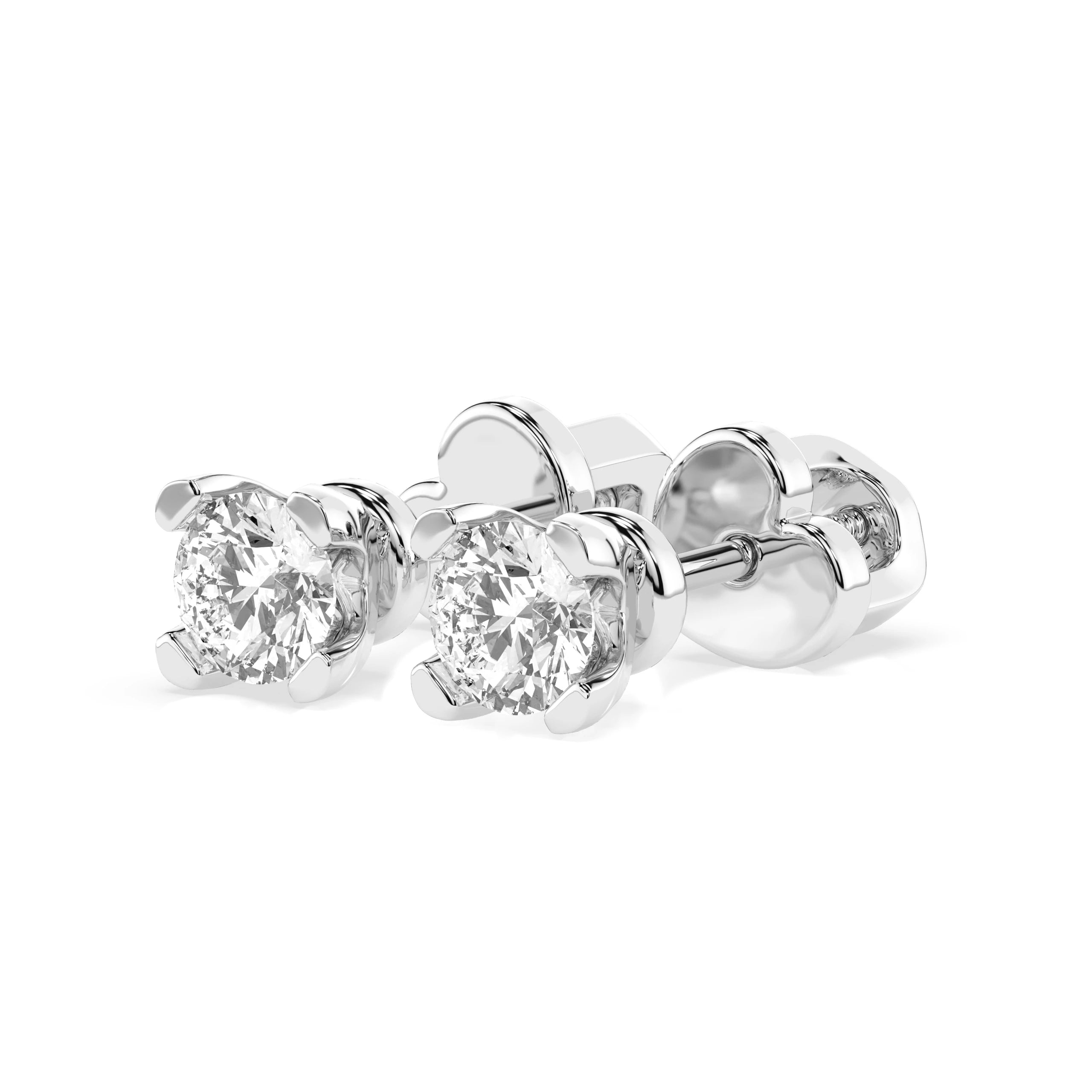 Cercei solitaire Fluture – 102-10089/2(4.2) – imaginea 3