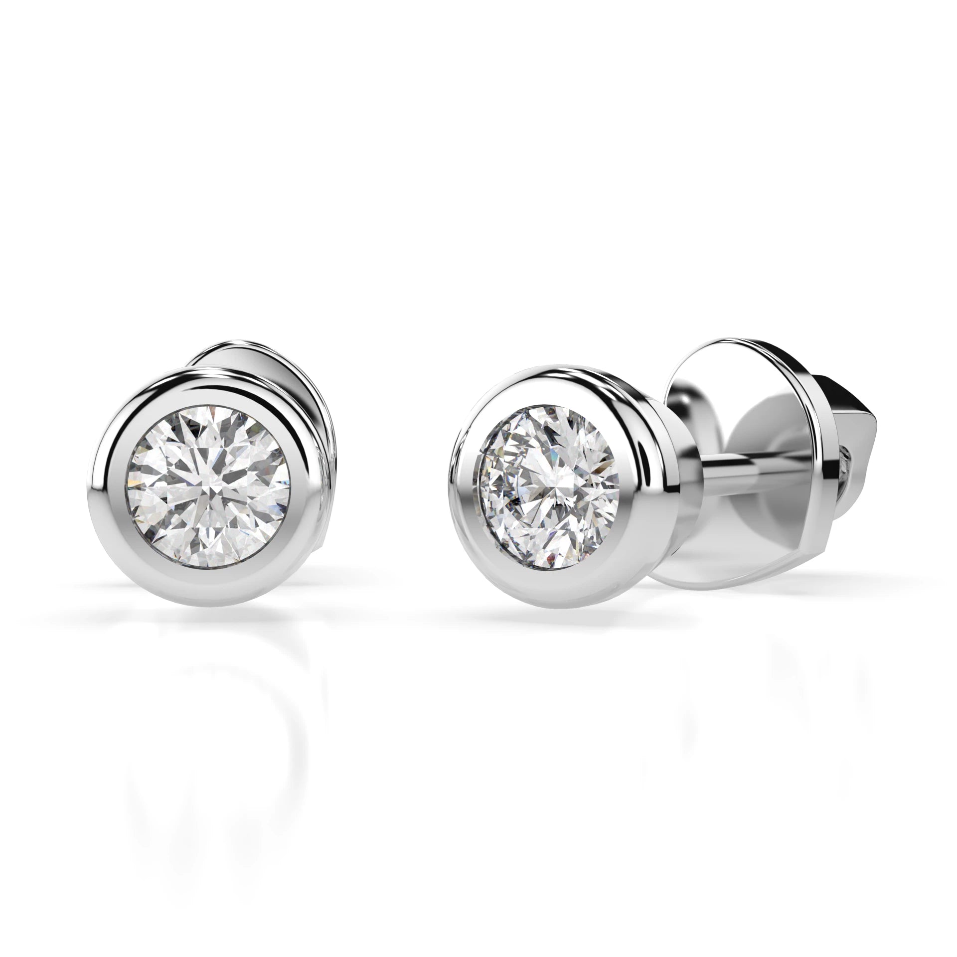 Cercei solitaire Fluture – 102-10010(3.4) – imaginea 1