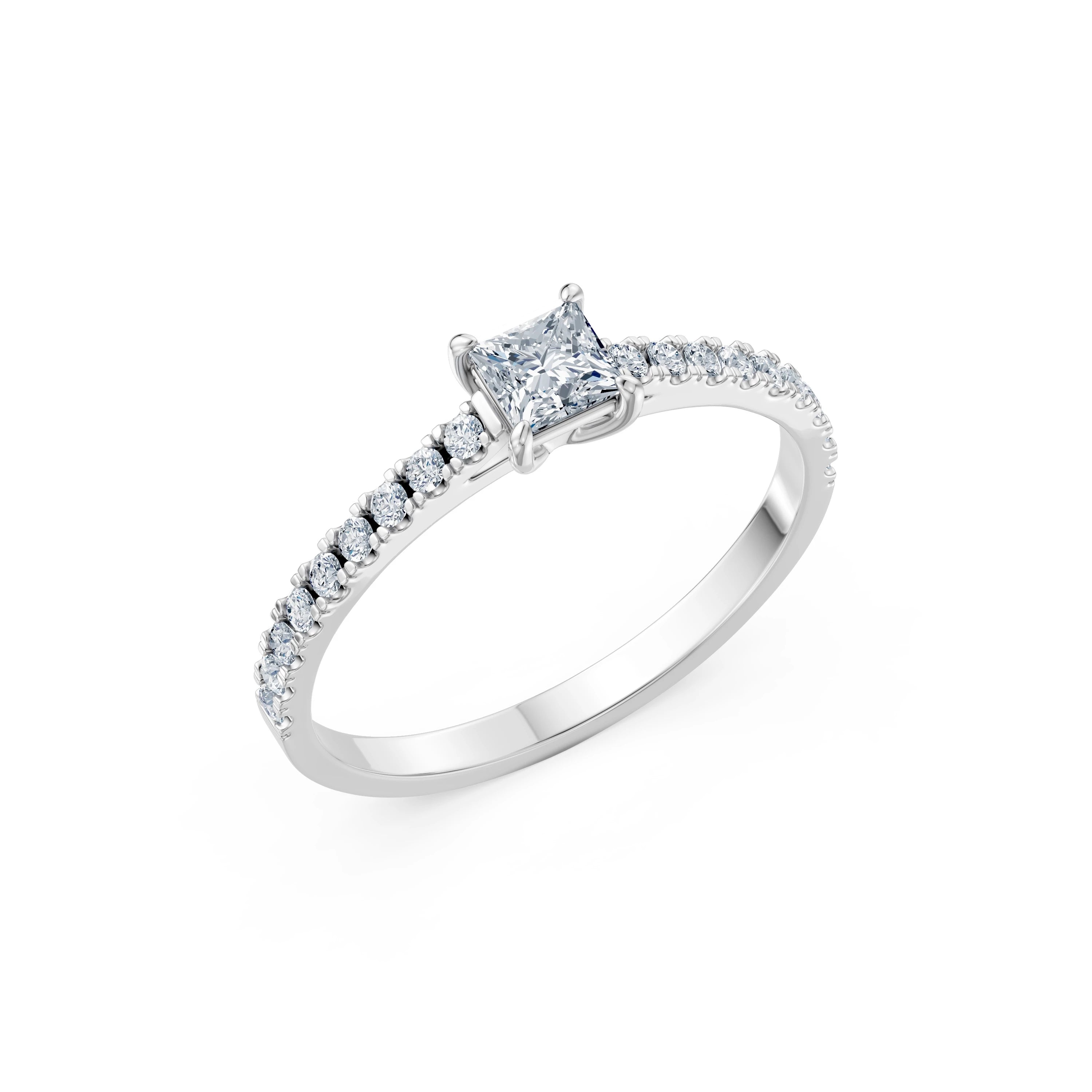 Inel solitaire Eternitate – 101-10191(0.30)PR – imaginea 1