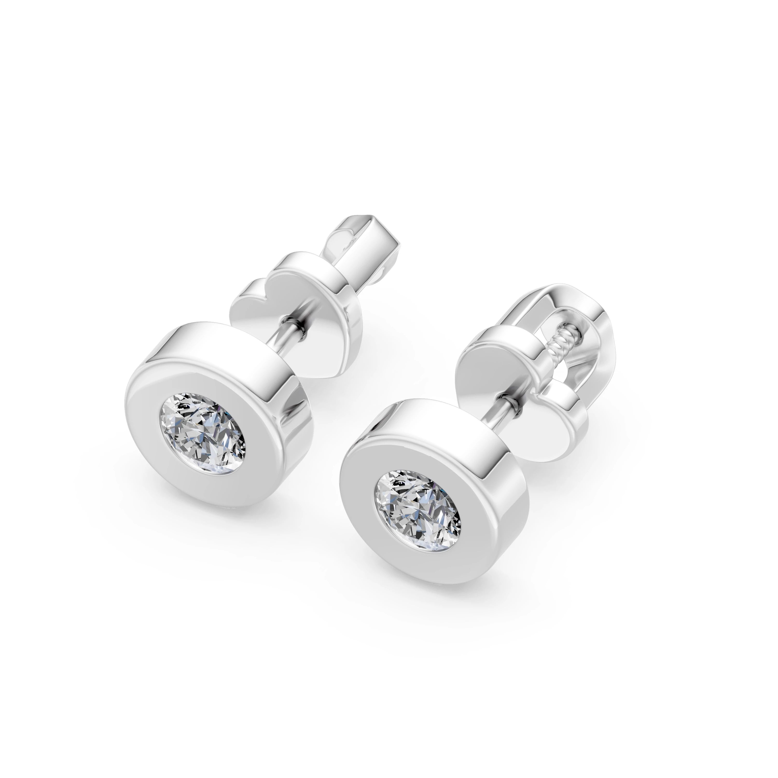 Cercei solitaire Fluture – 102-10050(3.7) – imaginea 3