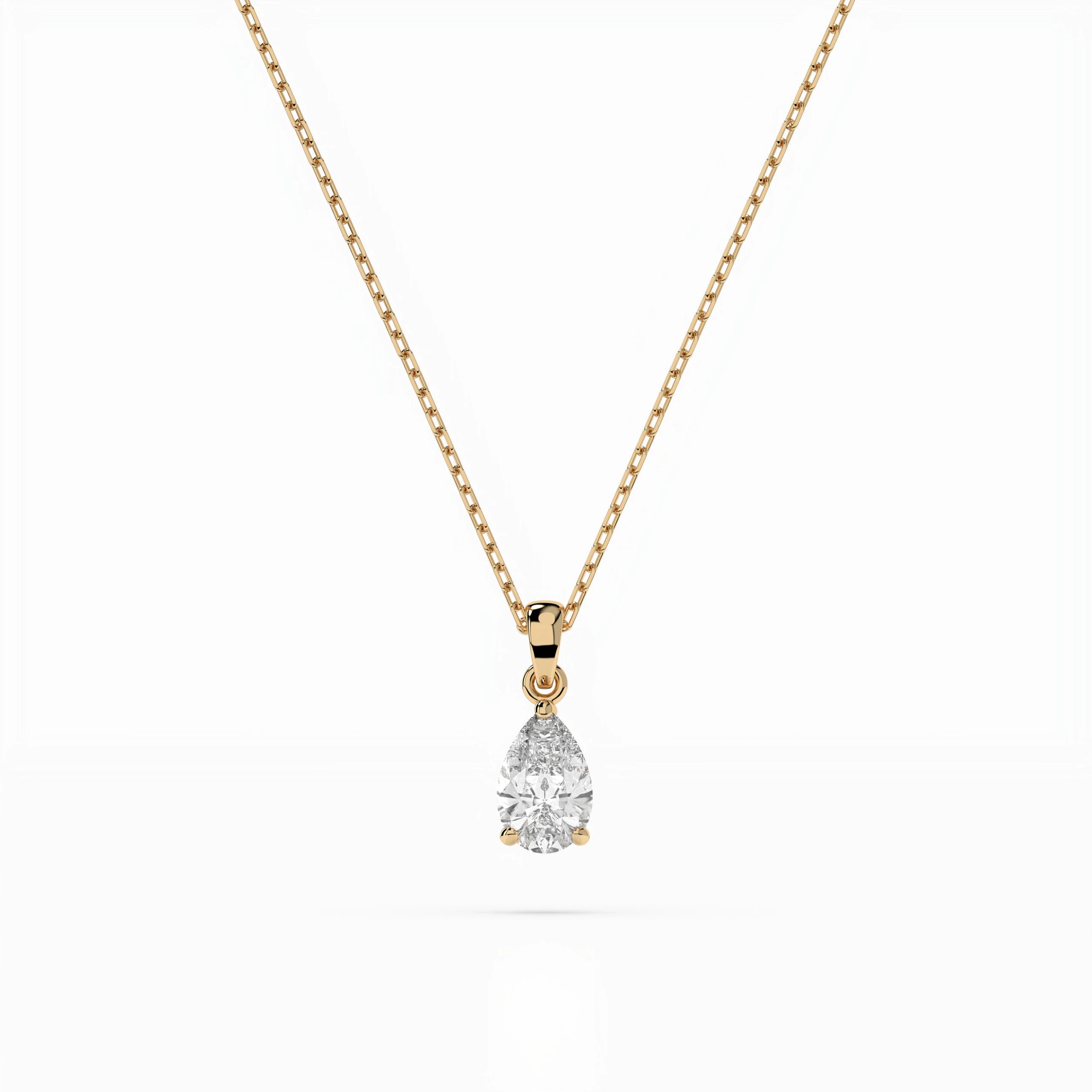 Colier solitaire – 104-10067(0.30)PAR – imaginea 4