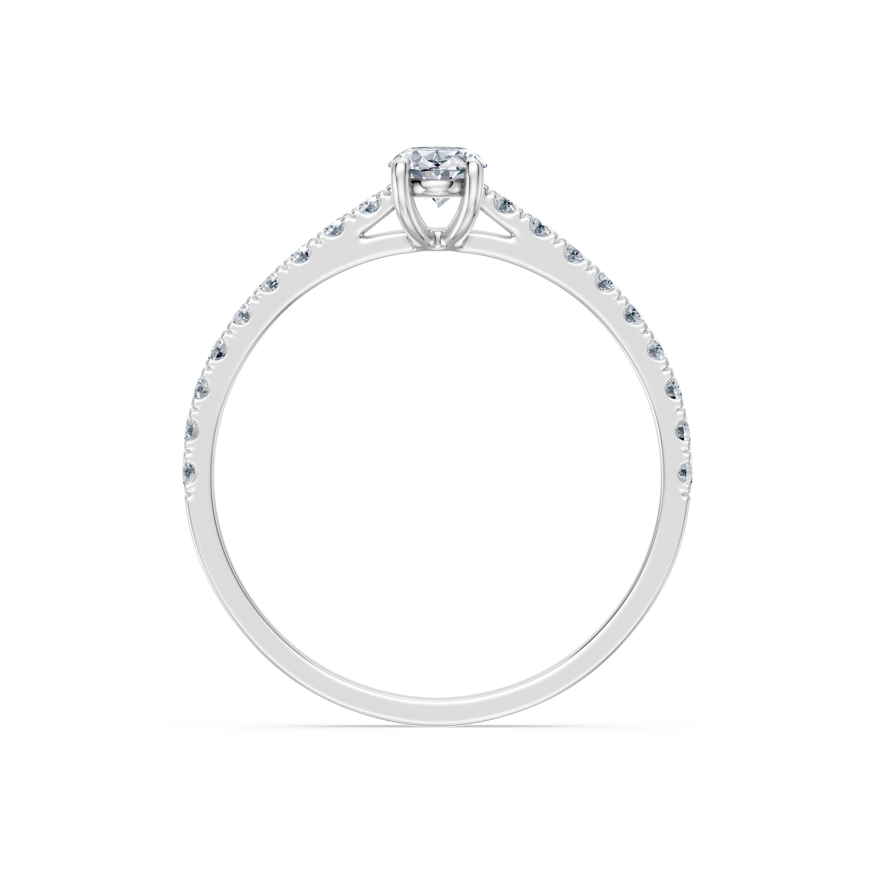 Inel solitaire Eternitate – 101-10191(0.30)OV – imaginea 2