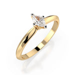 Inel solitaire – 101-10181/1(0.15)MARQUISE – imaginea 4