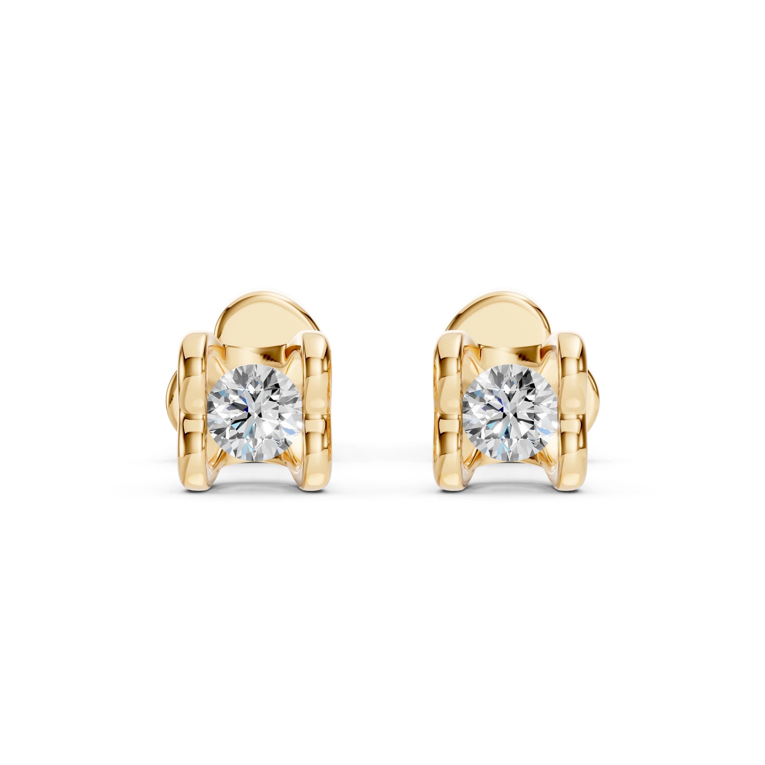 Cercei solitaire Fluture – 102-10013/2(3.0) – imaginea 4