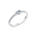 Inel solitaire Eternitate – 101-10191(0.30)HRT – imaginea 1