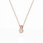 Colier solitaire – 104-10070(0.30)PR – imaginea 8