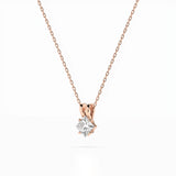 Colier solitaire – 104-10070(0.30)PR – imaginea 8