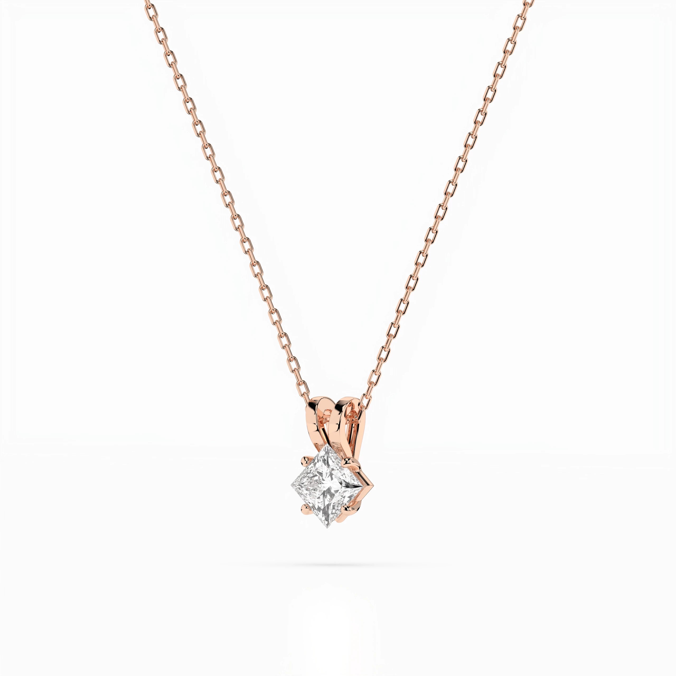 Colier solitaire – 104-10070(0.30)PR – imaginea 8