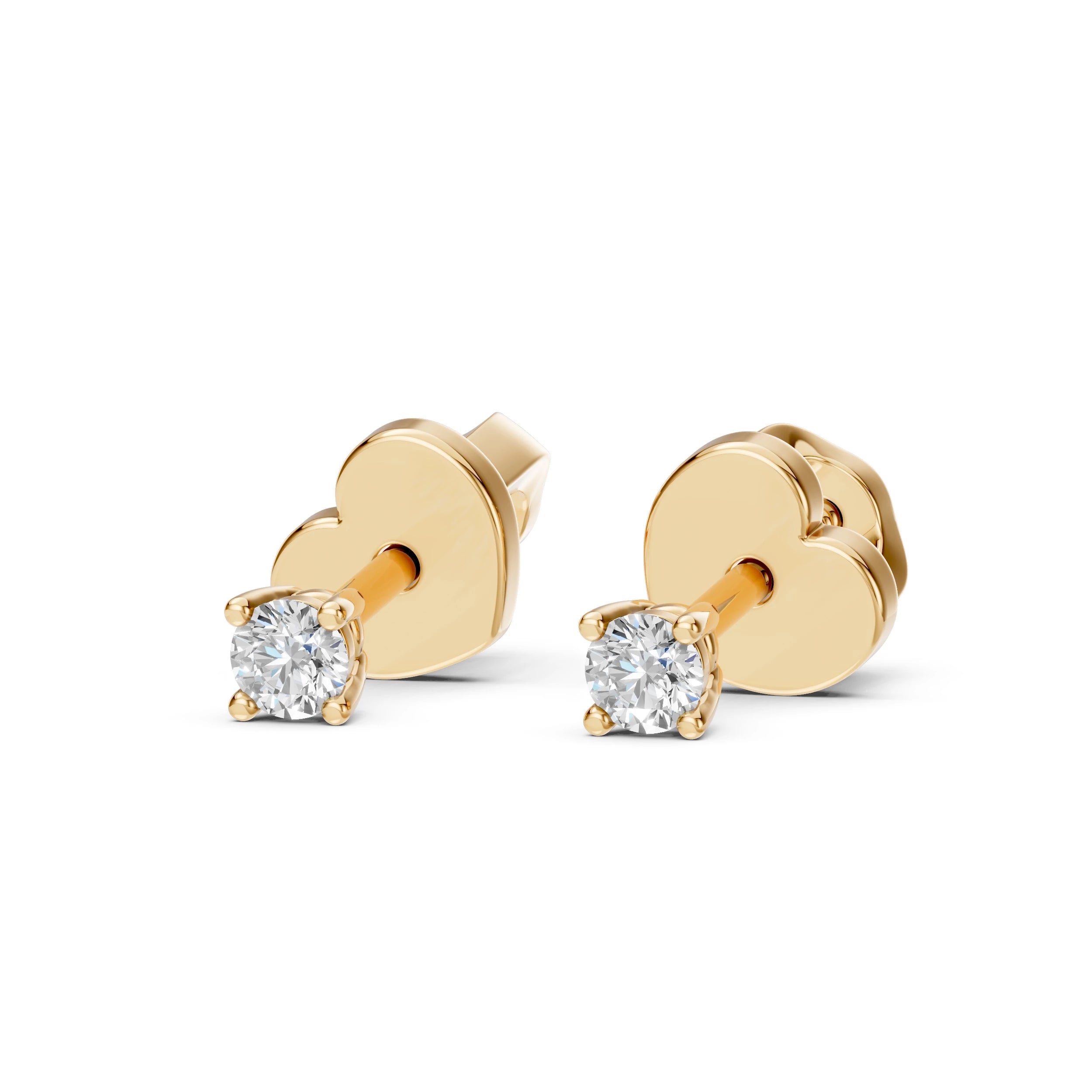 Cercei solitaire Fluture – 102-10012/1(2.5) – imaginea 5