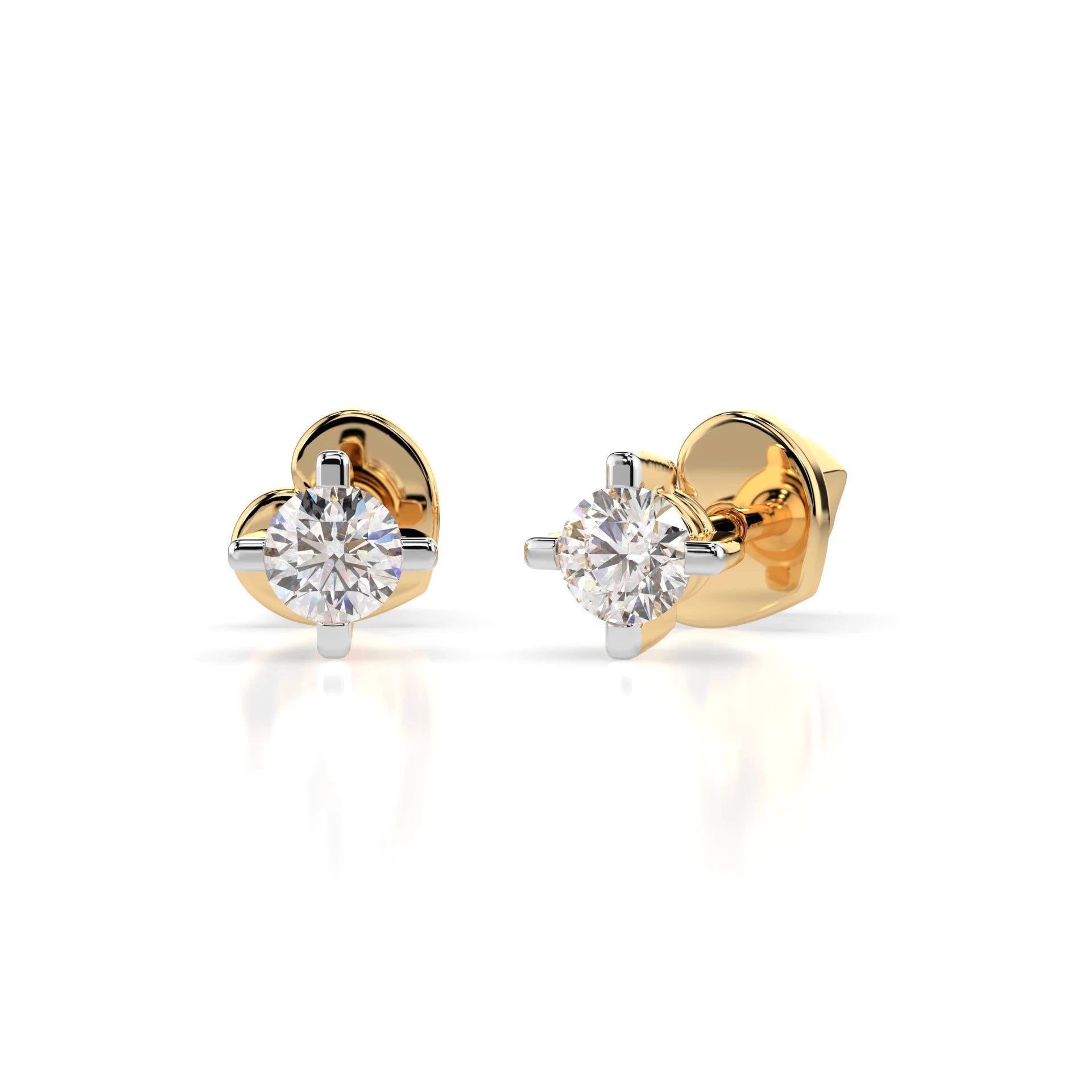 Cercei solitaire Fluture – 102-10025(3.0) – imaginea 4