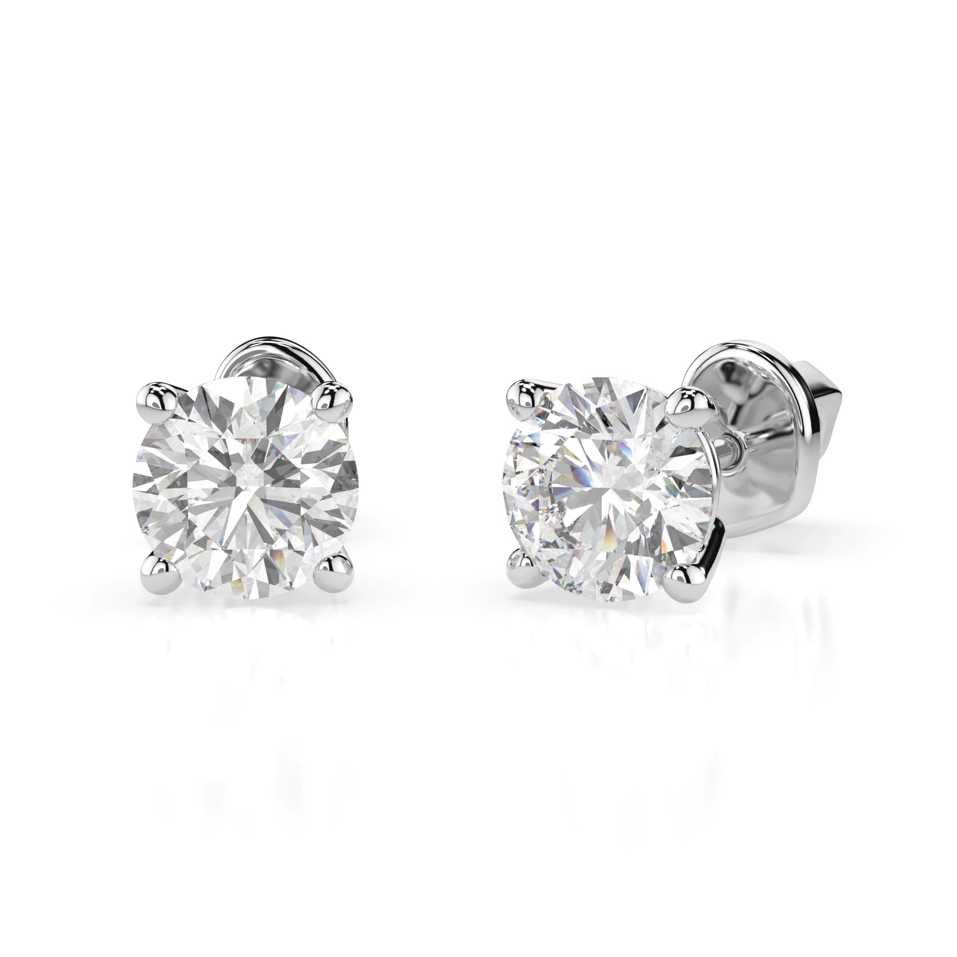 Cercei solitaire Fluture – 102-10012/1(4.8) – imaginea 1