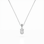 Colier solitaire – 104-10069(0.30)OV – imaginea 1