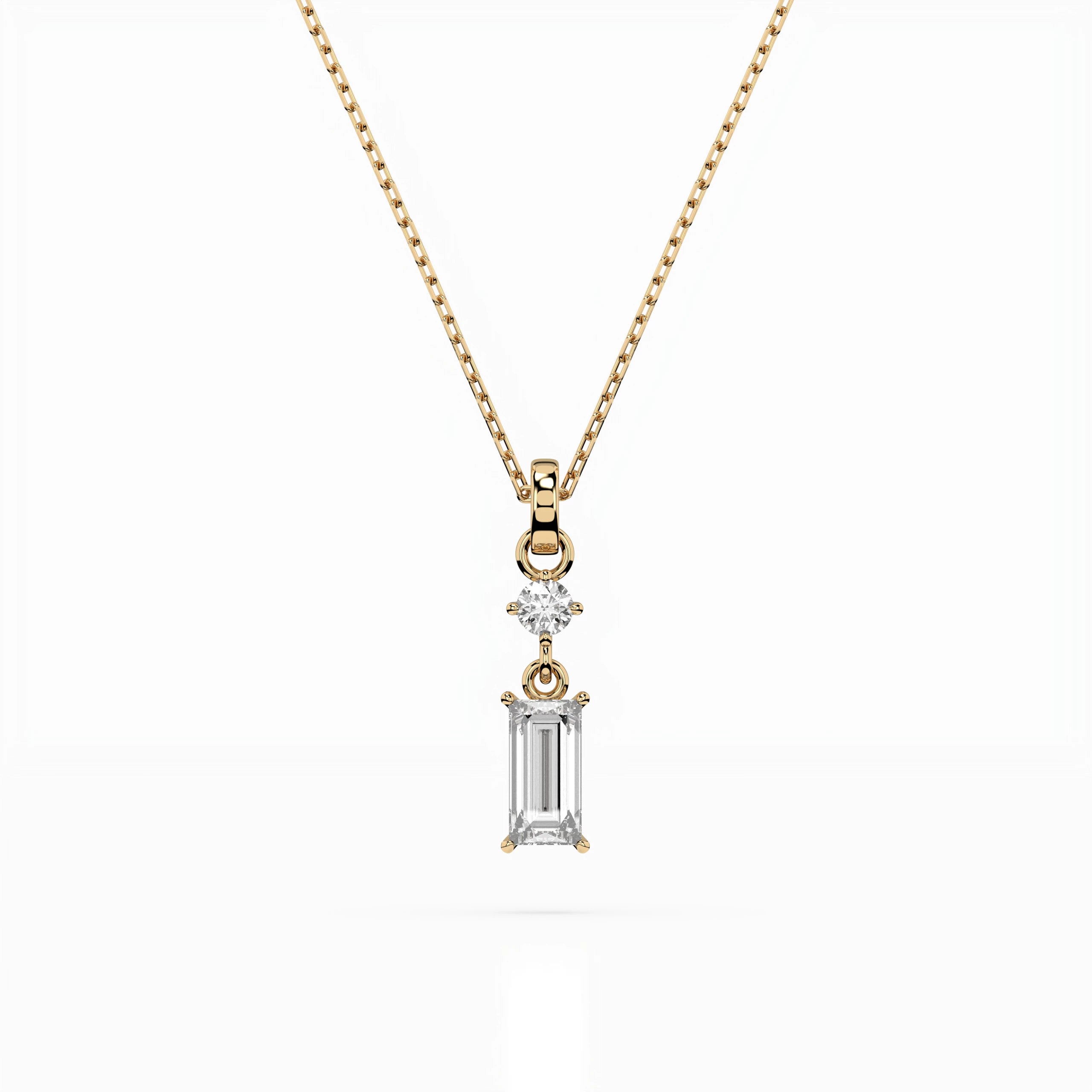 Colier solitaire – 104-10071/2(0.30)BAQ – imaginea 4