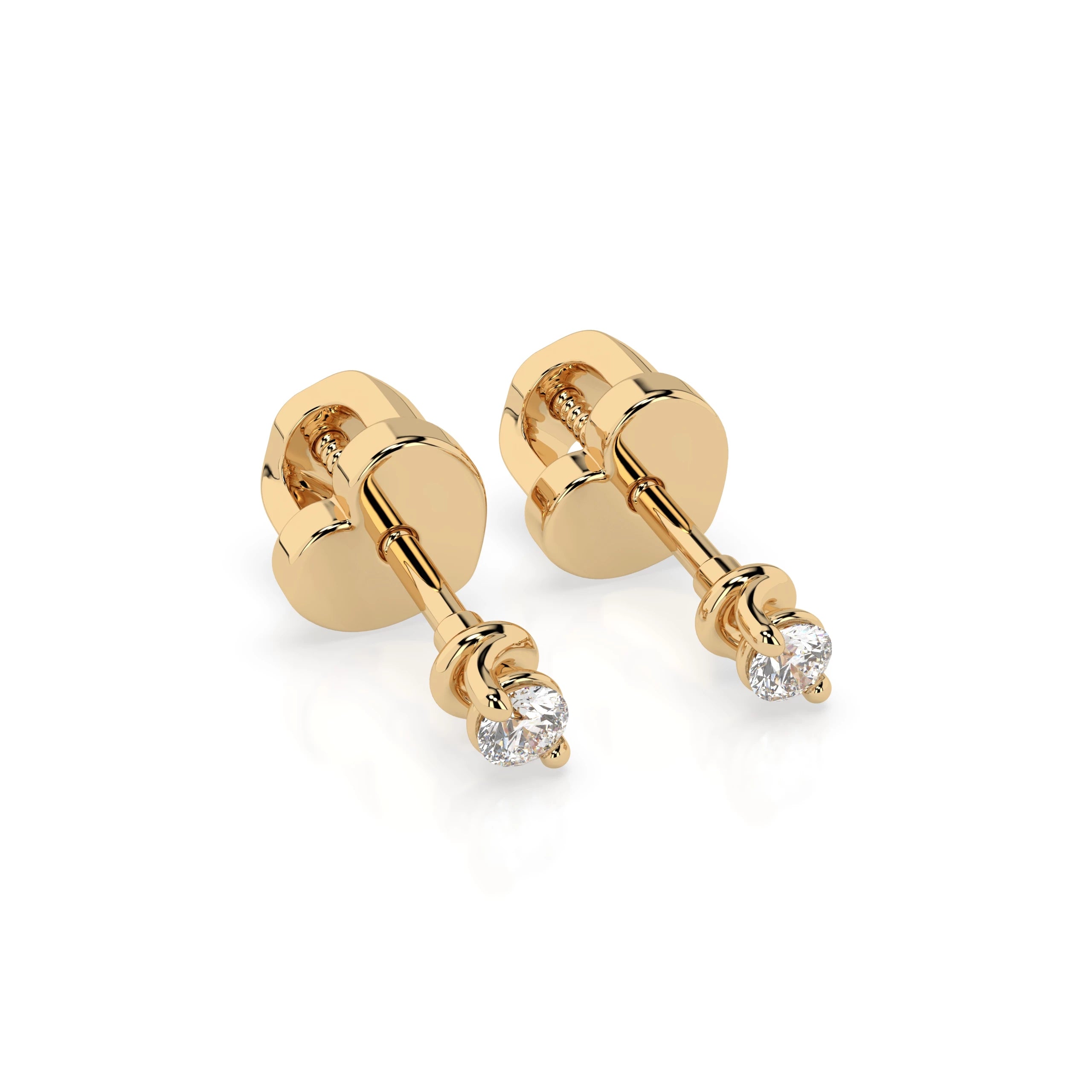 Cercei solitaire Fluture – 102-10032(2.2) – imaginea 5