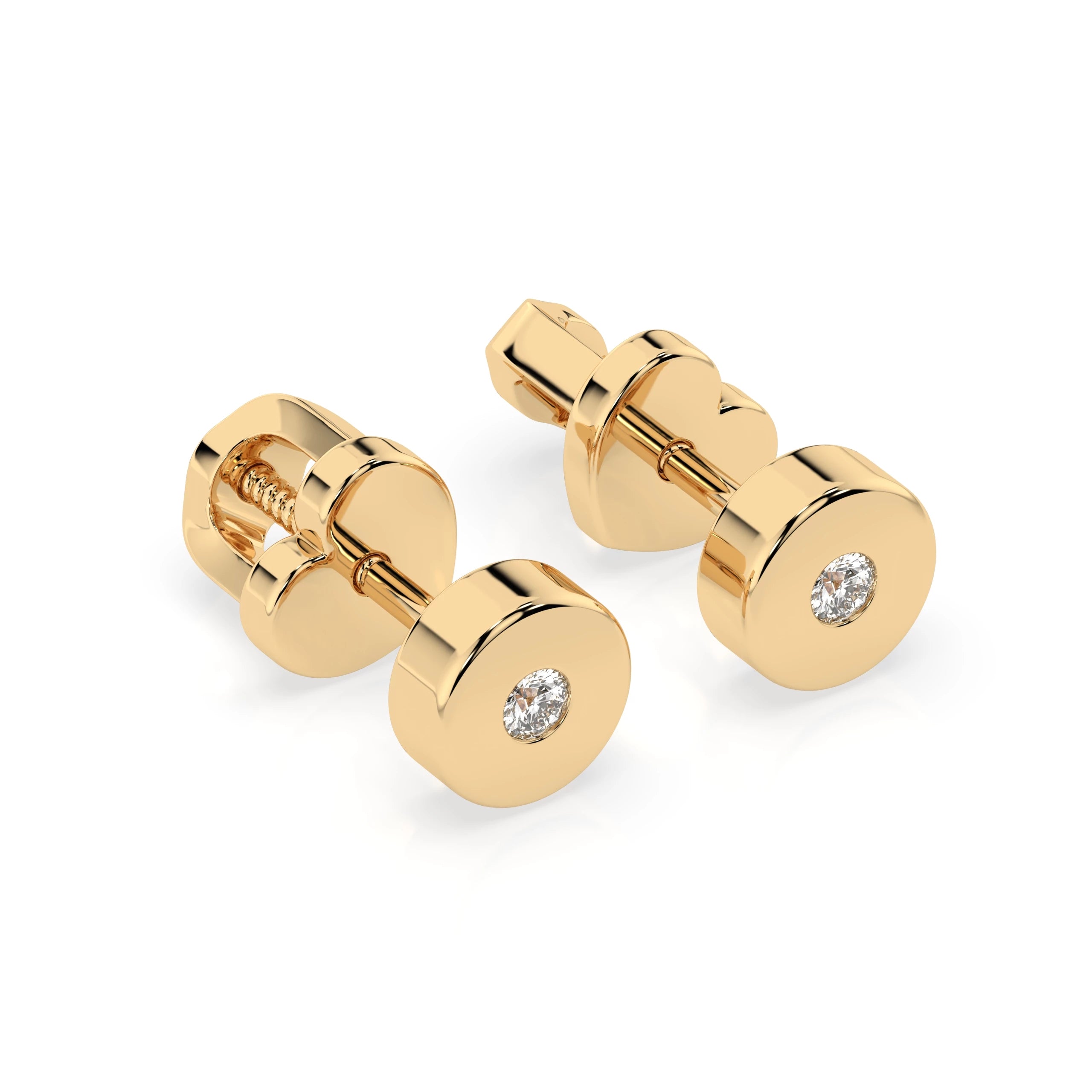 Cercei solitaire Fluture – 102-10050 – imaginea 5