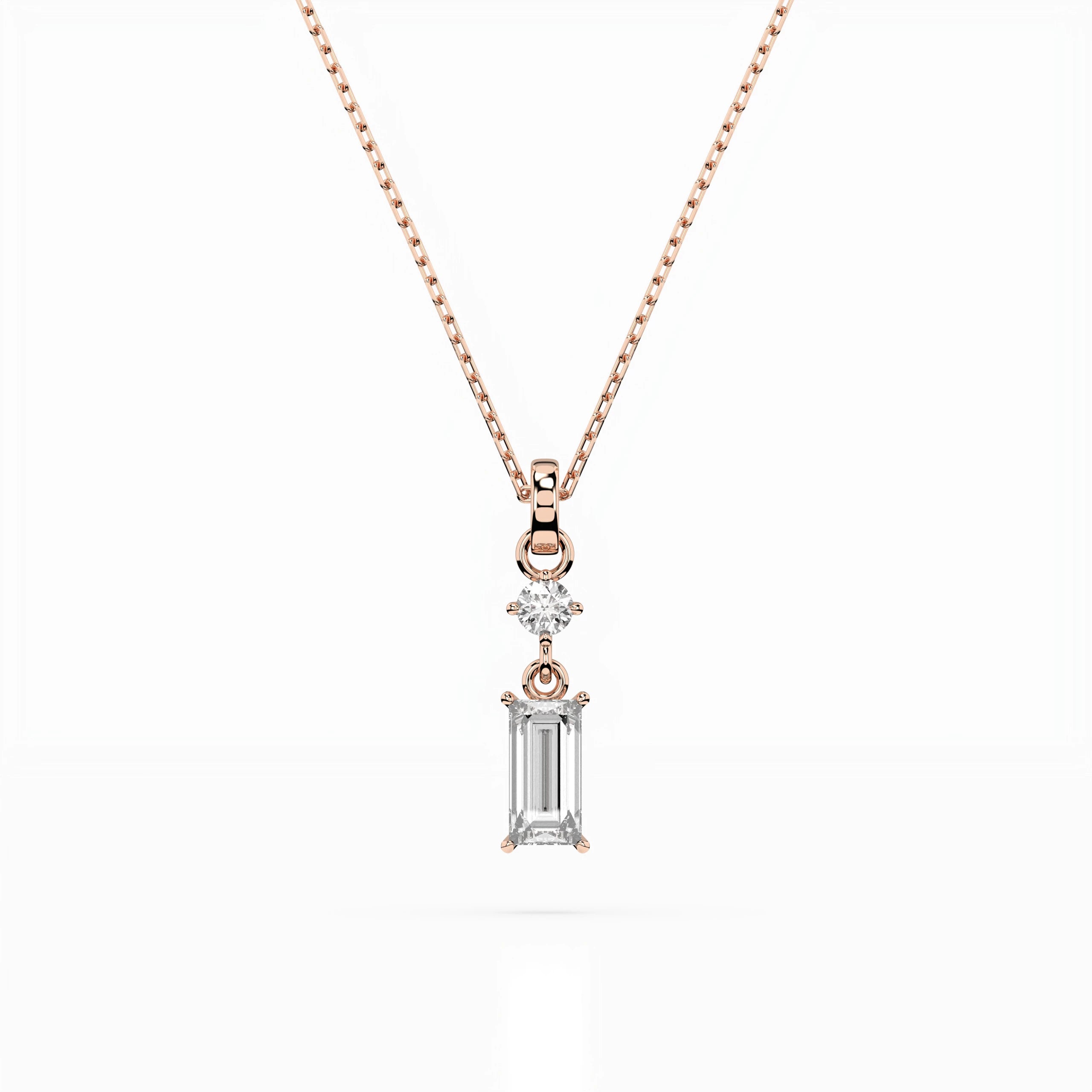 Colier solitaire – 104-10071/2(0.30)BAQ – imaginea 7