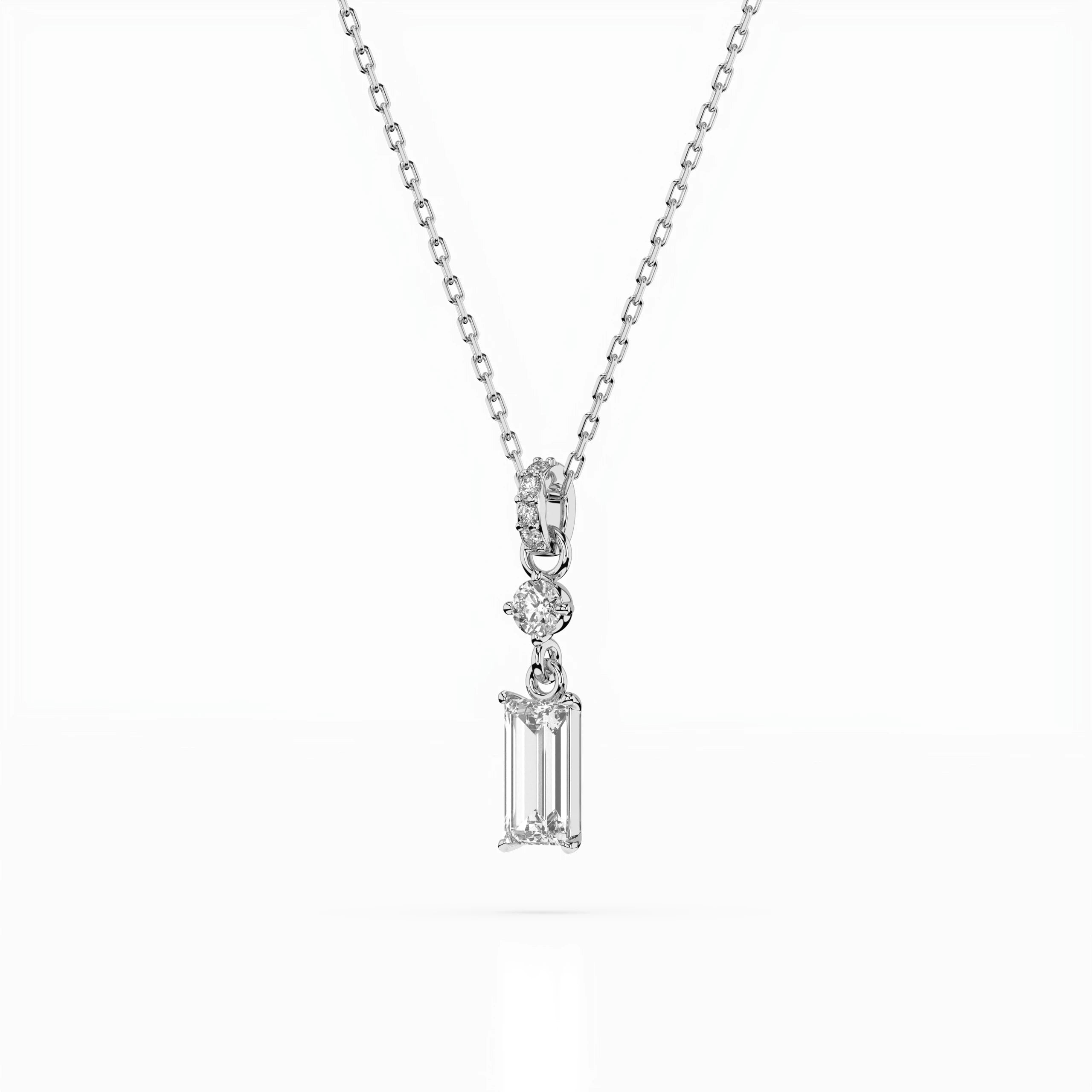 Colier solitaire – 104-10071/3(0.30)BAQ – imaginea 2