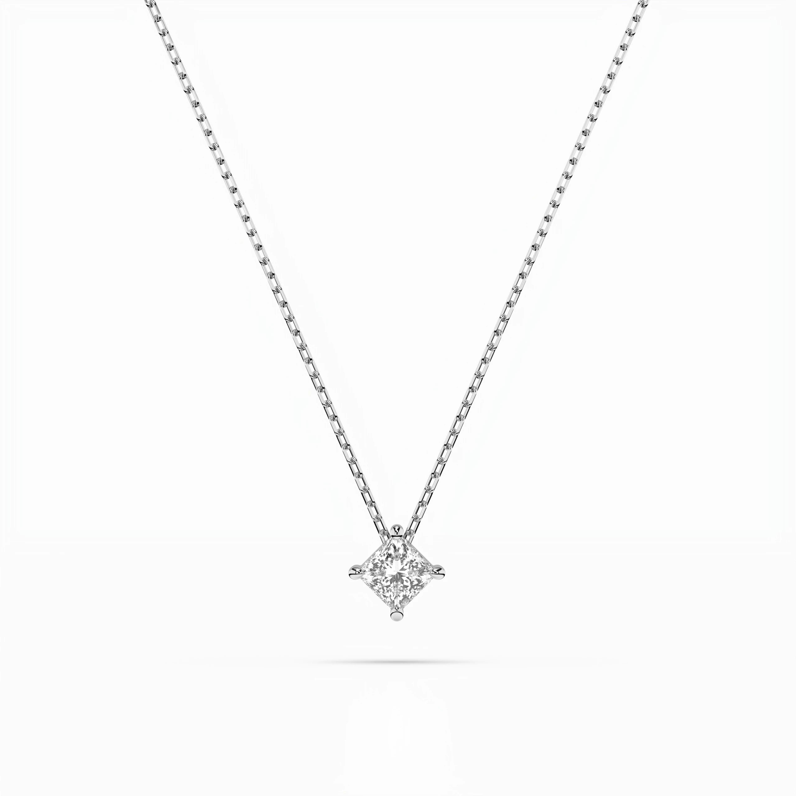 Colier solitaire – 104-10055(3.0)PR – imaginea 1