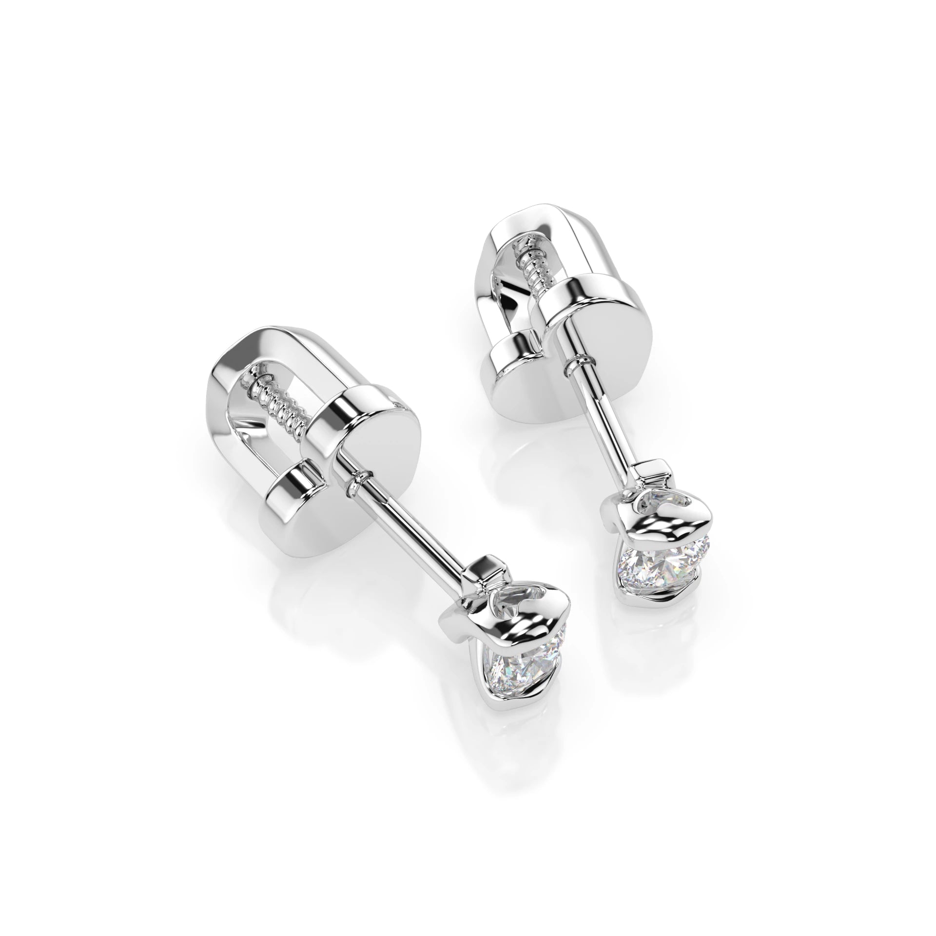 Cercei solitaire Fluture – 102-10016(3.4) – imaginea 3