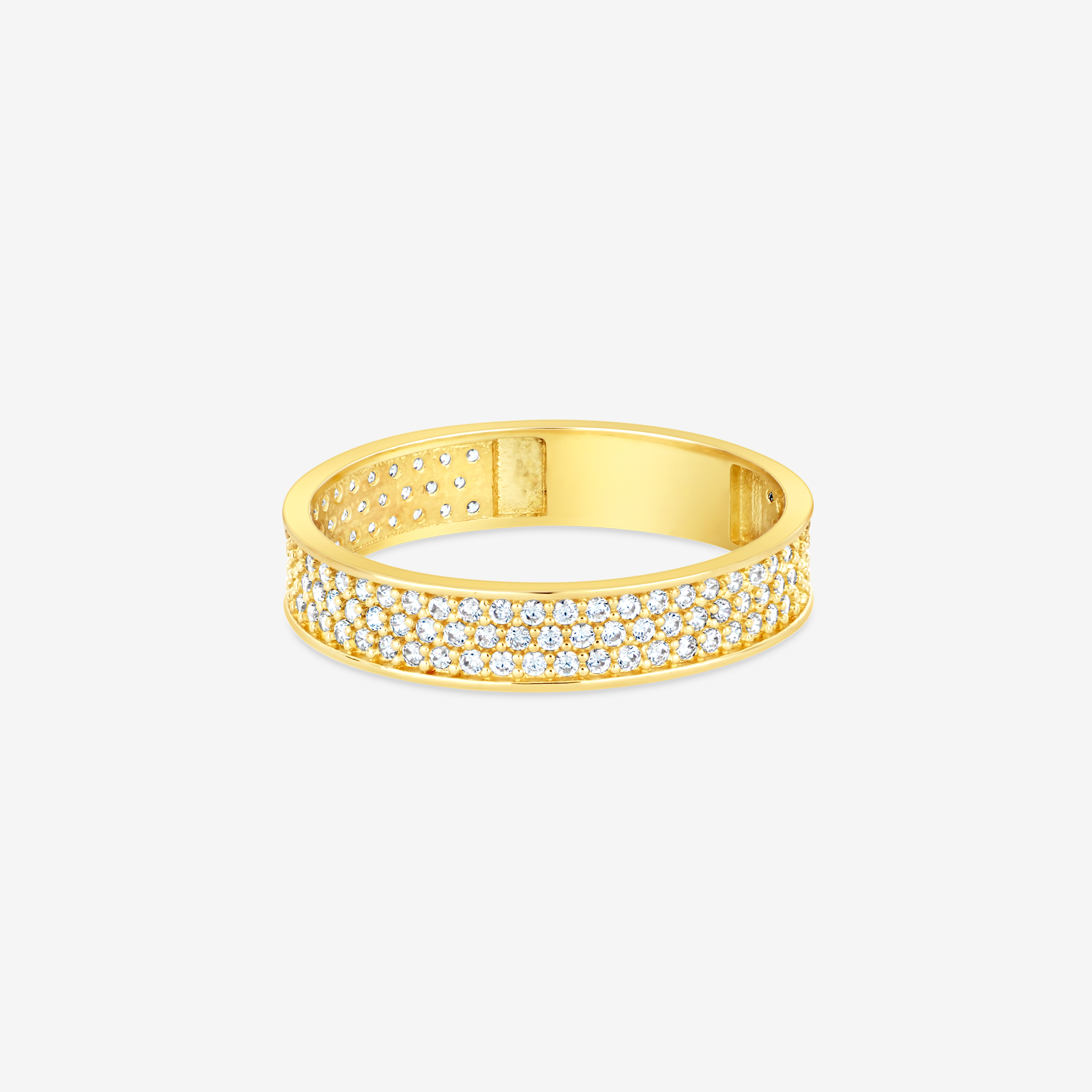 Golden Band Pavé - IOSA Bijuterii