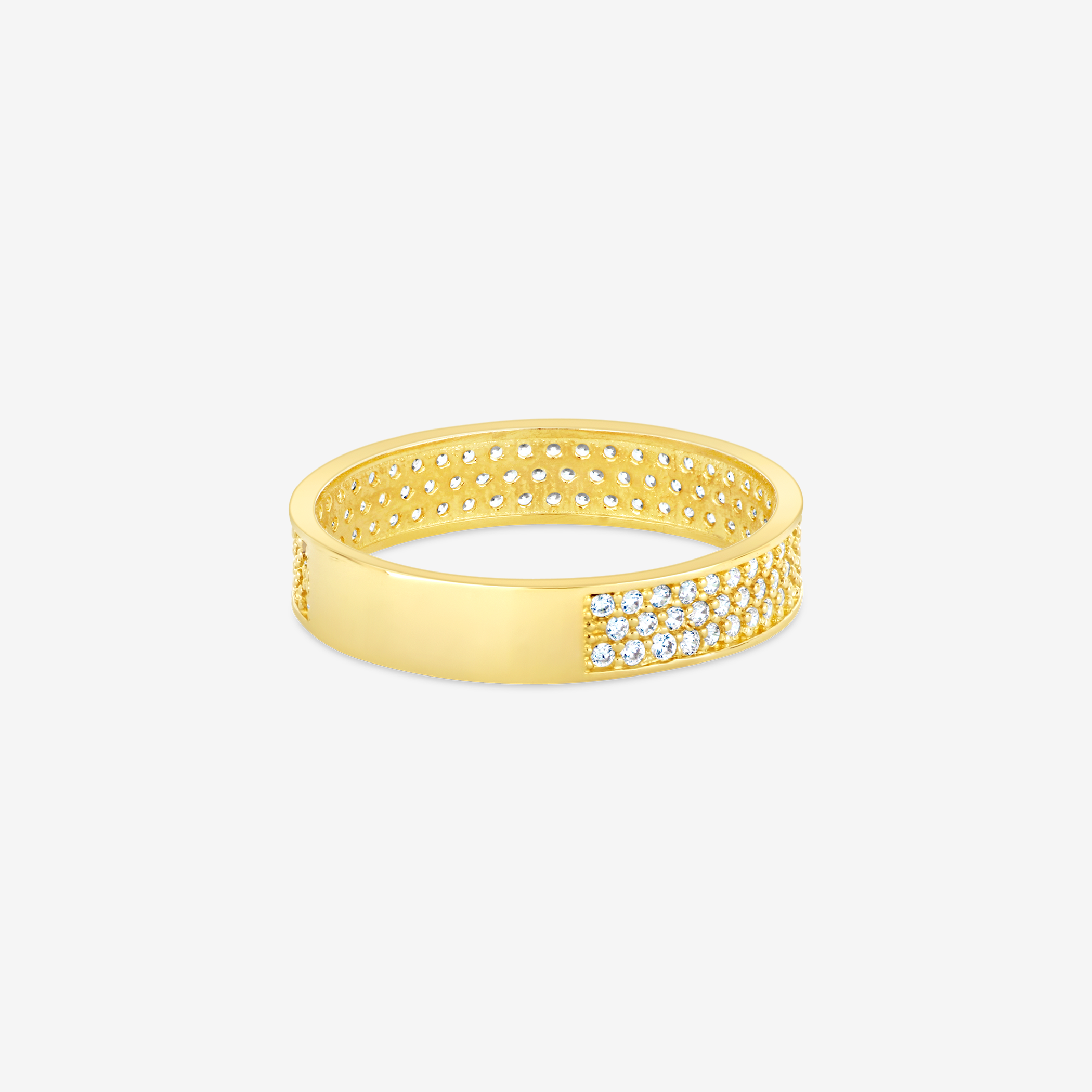 Golden Band Pavé - IOSA Bijuterii