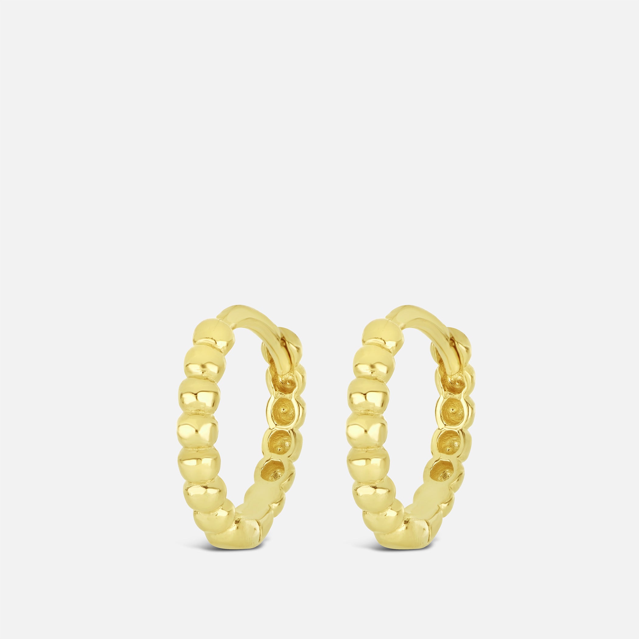 Thin Dots Hoops - maxi - IOSA Bijuterii
