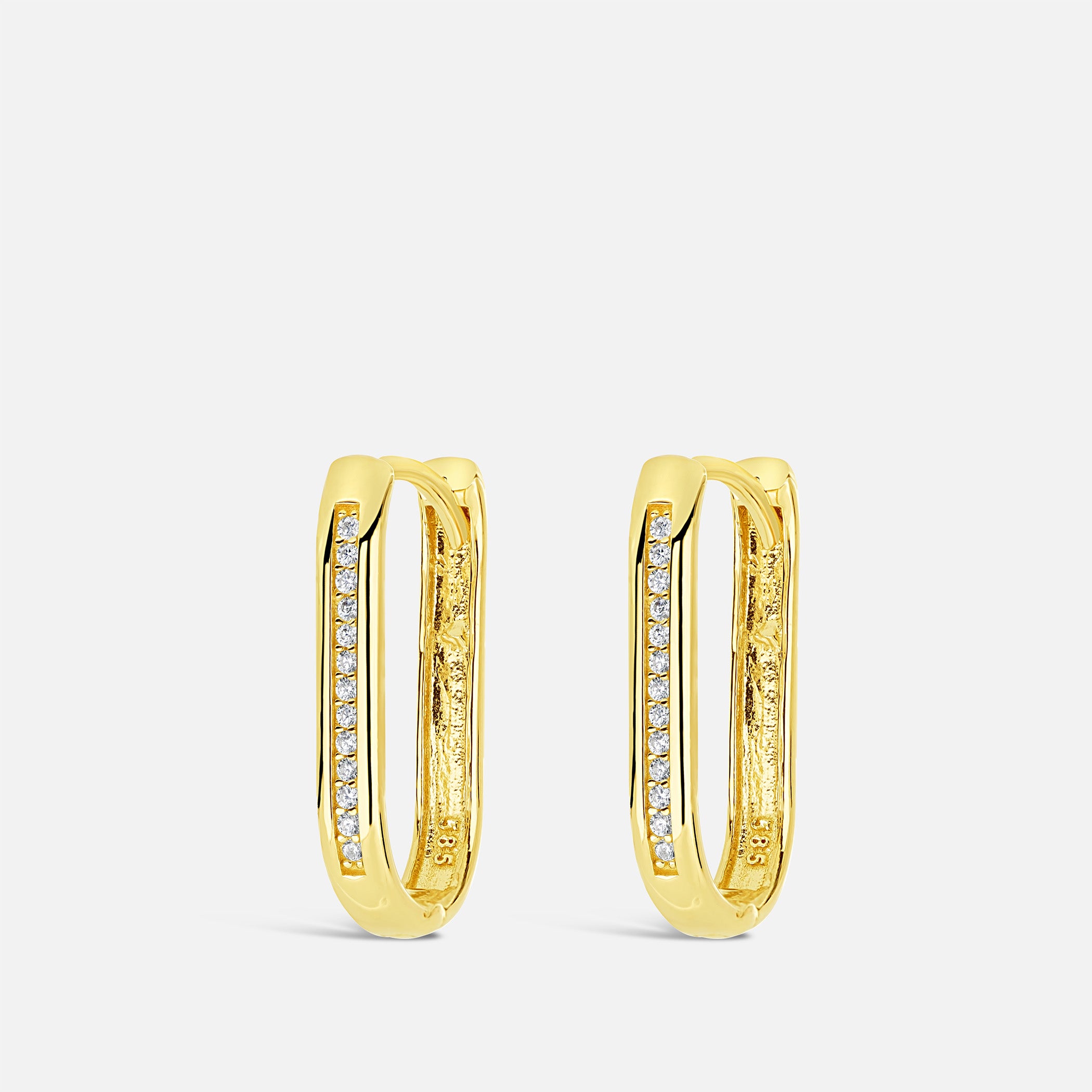 U Hoops Pavé - maxi - IOSA Bijuterii